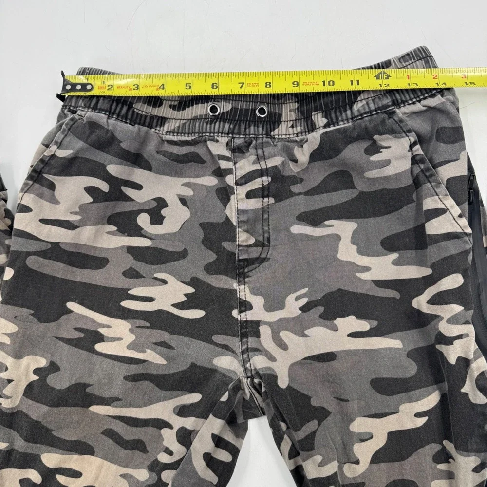 RING OF FIRE Gray‎ Camouflage Joggers Pants Women's Medium Casual Streetwear